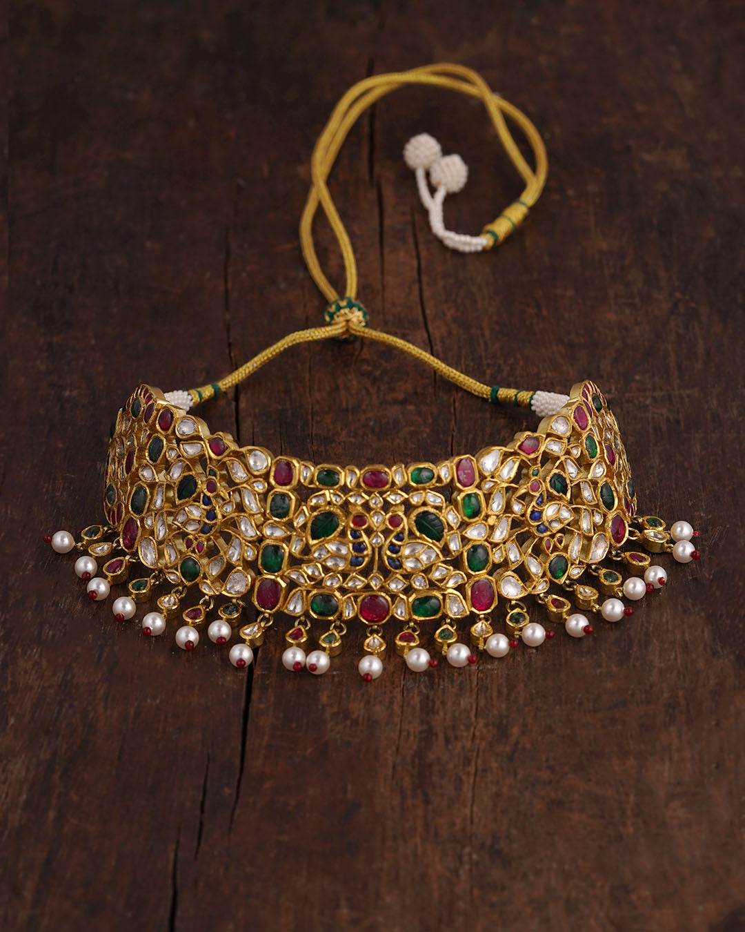 gold choker necklace for women