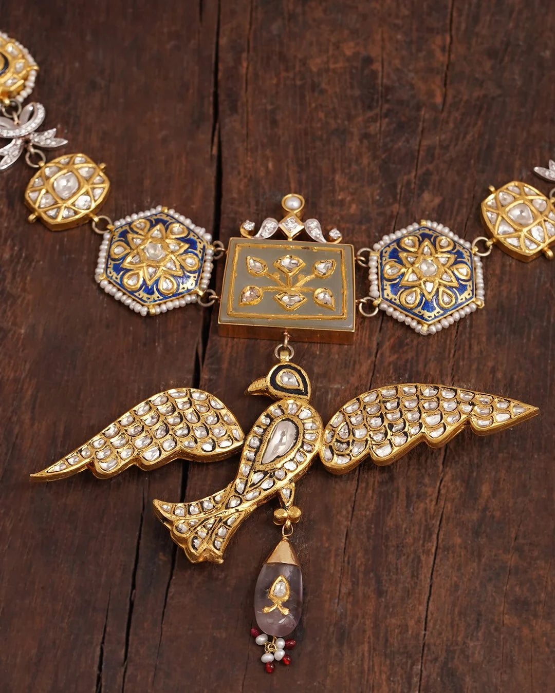 Shaheen Diamond and Gold Necklace for Women