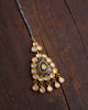 meenakari polki uncut diamond maangtika