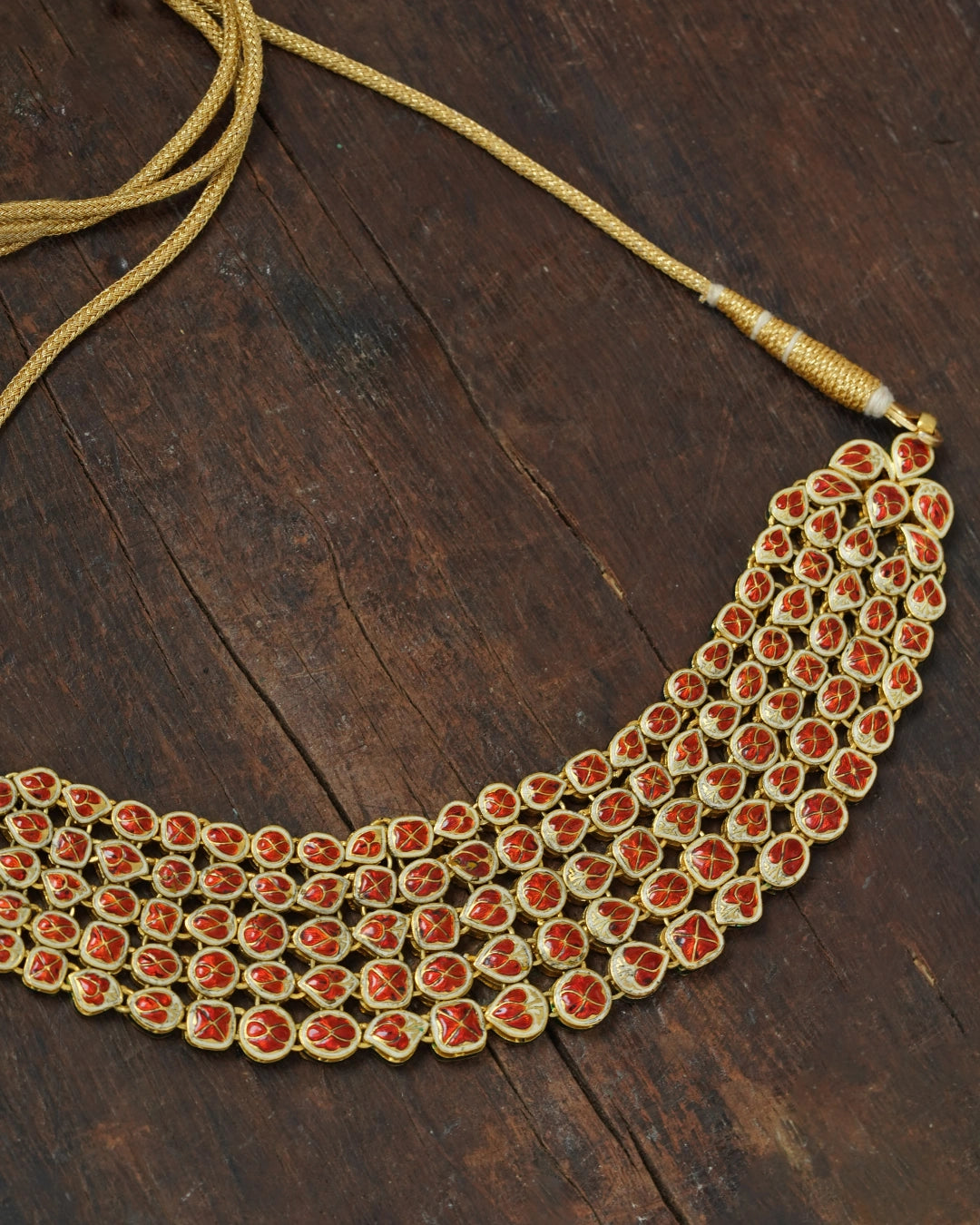 polki uncut diamond necklace for women