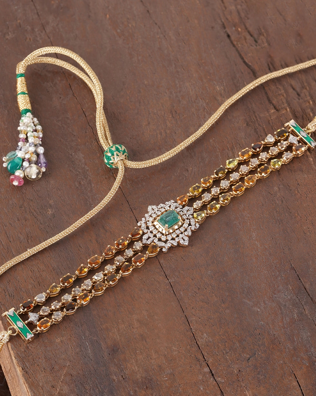 Nivara Choker and Bracelet