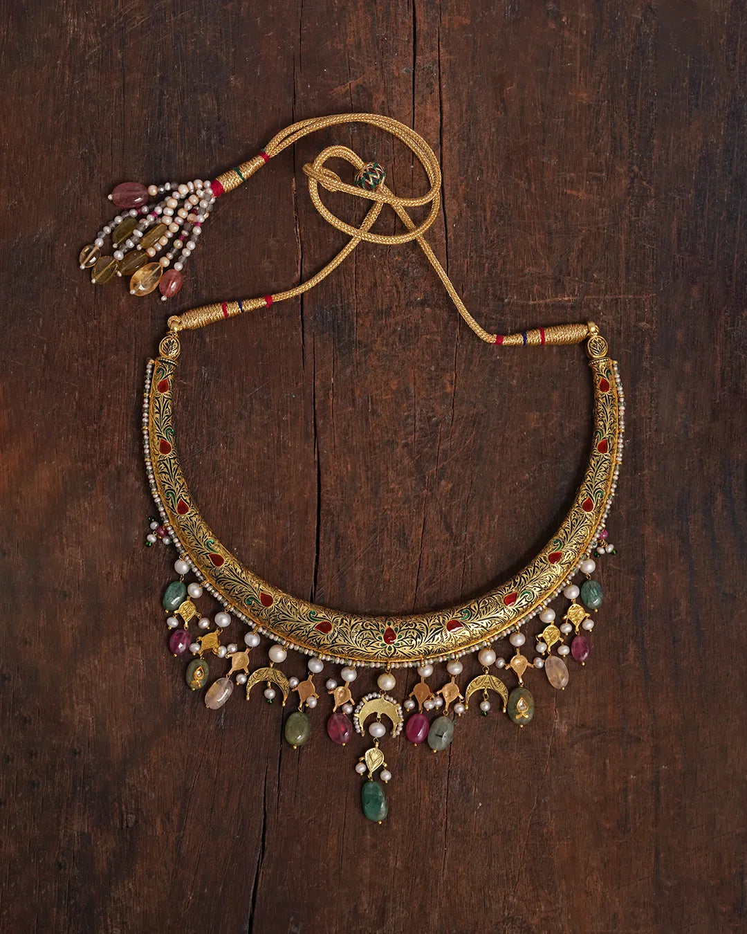 indian wedding gold necklace for women
