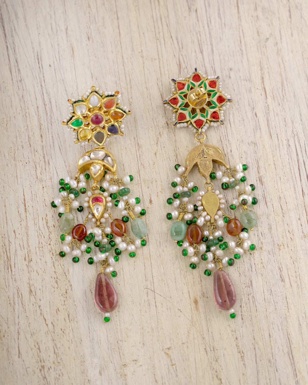Malar Navratna Earrings